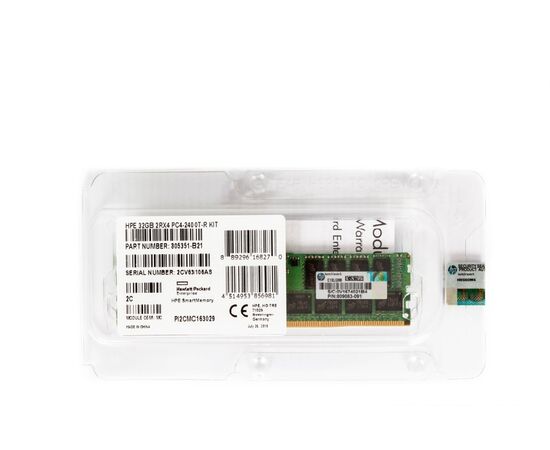 Модуль памяти для сервера HPE 32GB DDR4-2400 P26031-001, фото 