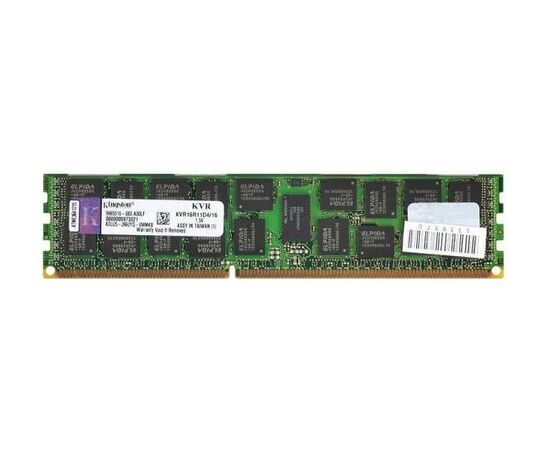 Модуль памяти для сервера Kingston 16GB DDR3-1600 KVR16R11D4/16I, фото 