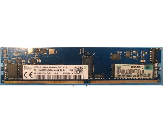 Модуль памяти для сервера HPE 16GB DDR4-2666 825109-091, фото 