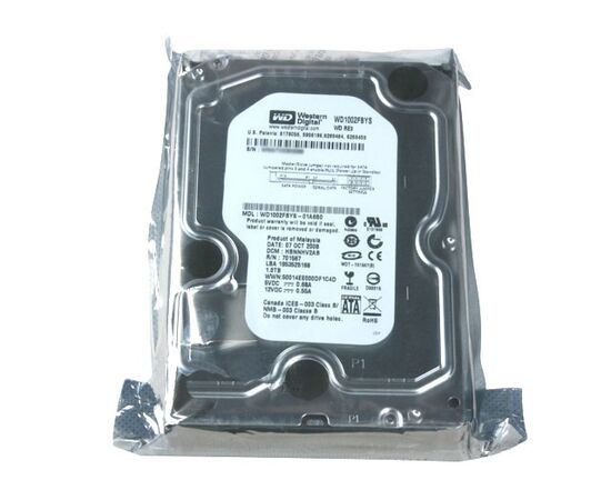 Жесткий диск для сервера WD 1ТБ SATA 3.5" 7200 об/мин, 3 Gb/s, WD1002FBYS, фото 