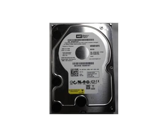 Жесткий диск для сервера WD 500ГБ SATA 3.5" 7200 об/мин, 3 Gb/s, WD5001ABYS, фото 