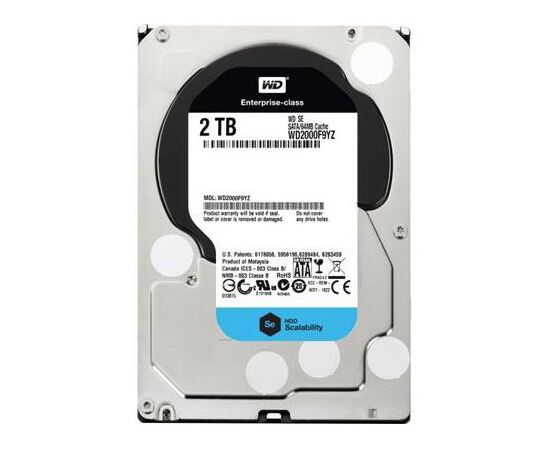 Жесткий диск для сервера WD 2ТБ SATA 3.5" 7200 об/мин, 6 Gb/s, WD2000F9YZ, фото 