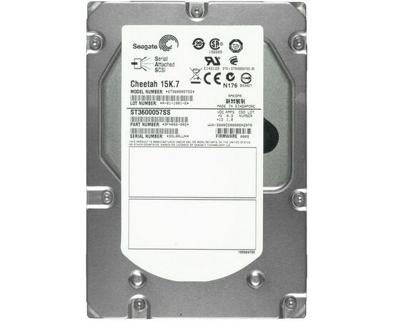 Жесткий диск для сервера Seagate 600ГБ SAS 3.5" 15000 об/мин, 6 Gb/s, 9FN066-009, фото 