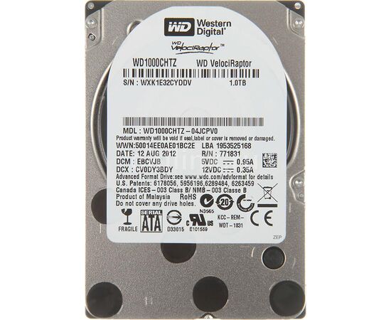 Жесткий диск для сервера WD 1ТБ SATA 2.5" 10000 об/мин, 6 Gb/s, WD1000CHTZ, фото 