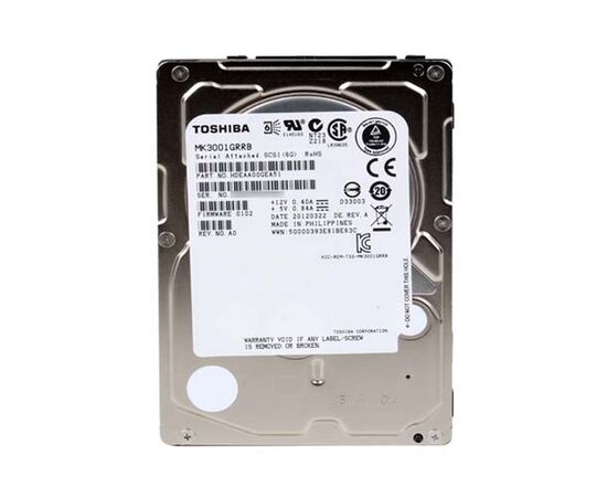 Жесткий диск для сервера Toshiba 300ГБ SAS 2.5" 15000 об/мин, 6 Gb/s, HDEAA00GEA51, фото 
