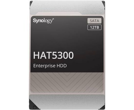 Жесткий диск для сервера Synology 12ТБ SATA 3.5" 7200 об/мин, 6 Gb/s, HAT5300-12T, фото 