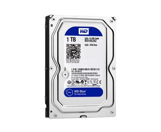 Жесткий диск для сервера WD 1ТБ SATA 3.5" 5400 об/мин, 6 Gb/s, WD10EZRZ, фото 