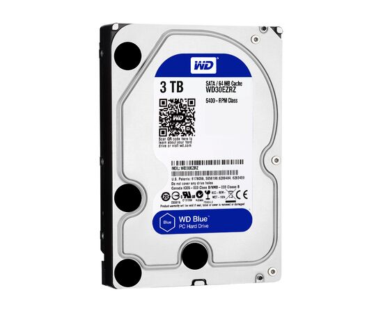 Жесткий диск для сервера WD 3ТБ SATA 3.5" 5400 об/мин, 6 Gb/s, WD30EZRZ, фото 