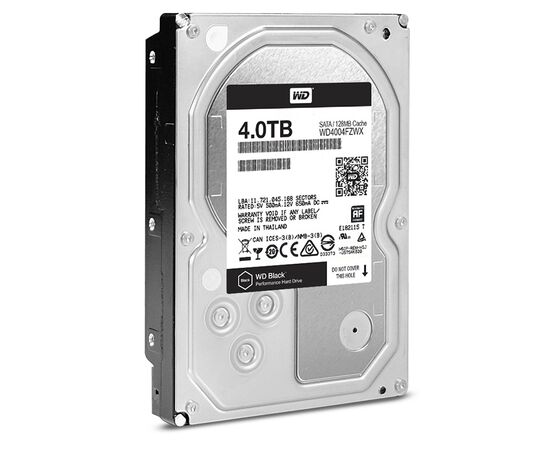 Жесткий диск для сервера WD 4ТБ SATA 3.5" 7200 об/мин, 6 Gb/s, WD4004FZWX, фото 