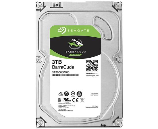 Жесткий диск для сервера Seagate 3ТБ SATA 3.5" 5400 об/мин, 6 Gb/s, ST3000DM007, фото 