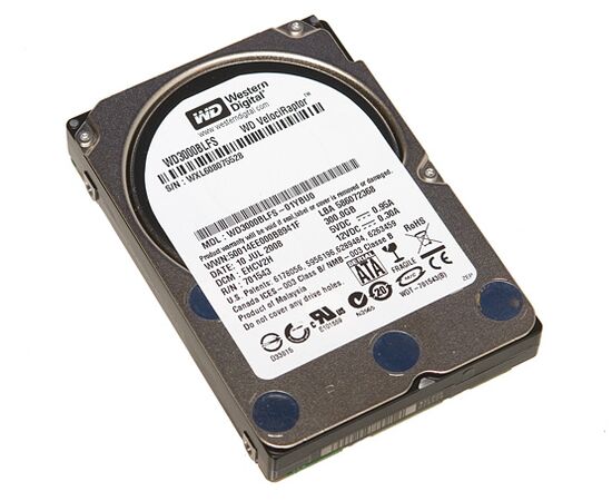 Жесткий диск для сервера WD 300ГБ SATA 2.5" 10000 об/мин, 3 Gb/s, WD3000BLFS, фото 