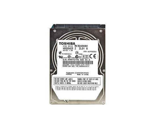 Жесткий диск для сервера Toshiba 320ГБ SATA 3.5" 5400 об/мин, 3 Gb/s, MK3263GSX, фото 