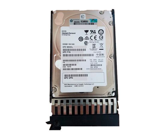 Жесткий диск для сервера Hewlett Packard Enterprise 600 ГБ SAS 2.5" 10000об/мин, 6Gb/s, 713928-001, фото 