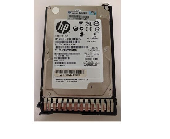 Жесткий диск для сервера Hewlett Packard Enterprise 300 ГБ SAS 2.5" 15000об/мин, 6Gb/s, 652599-003, фото 