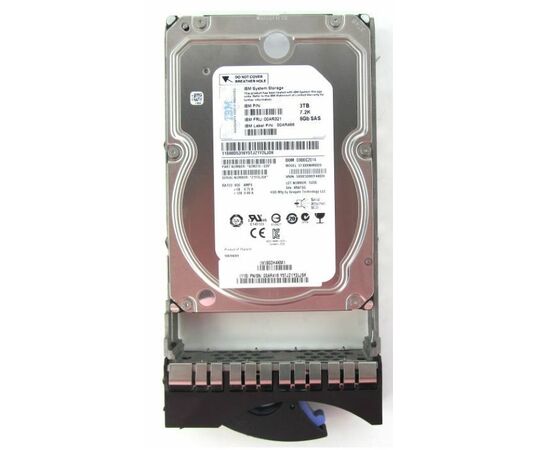 Жесткий диск для сервера IBM 3ТБ SAS 3.5" 7200 об/мин, 6 Gb/s, 00AR486, фото 