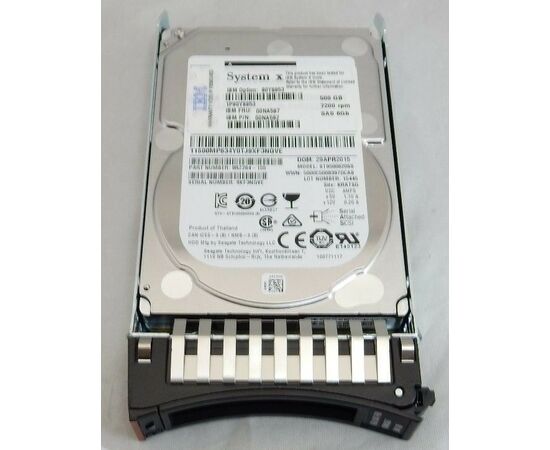 Жесткий диск для сервера IBM 500ГБ SAS 2.5" 7200 об/мин, 6 Gb/s, 00NA587, фото 
