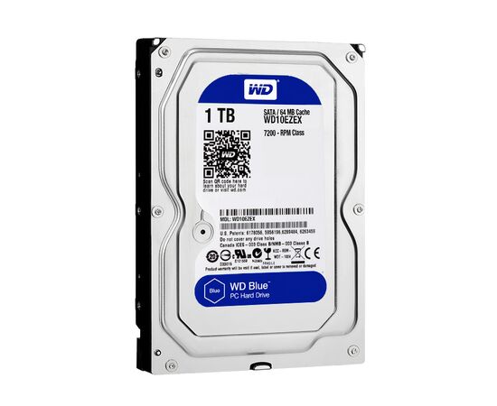 Жесткий диск для сервера WD 1ТБ SATA 3.5" 7200 об/мин, 6 Gb/s, WD10EZEX, фото 