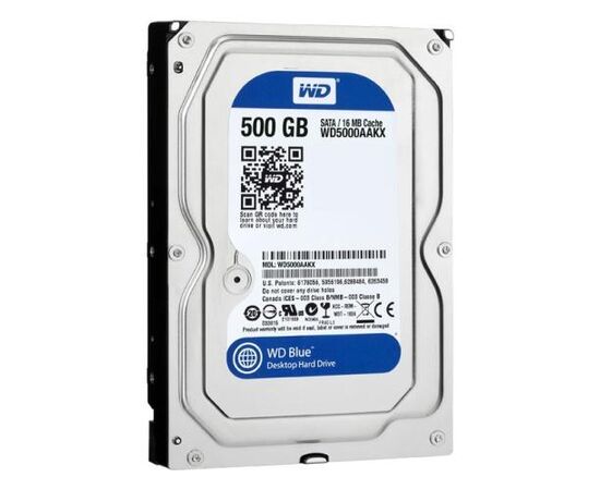 Жесткий диск для сервера WD 500ГБ SATA 3.5" 7200 об/мин, WD5000AAKX, фото 