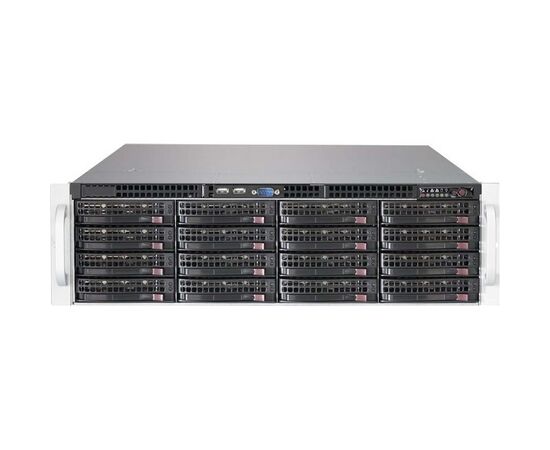 Корпус Supermicro SuperChassis 836BE1C-R1K03B Rack 1000Вт Чёрный 3U, CSE-836BE1C-R1K03B, фото 
