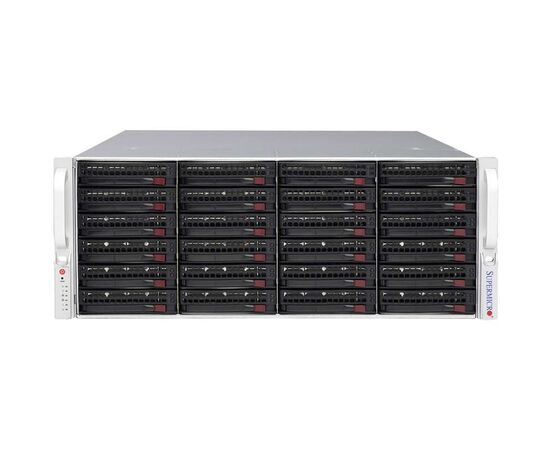 Корпус Supermicro SuperChassis 846BE1C-R1K28B Rack 1280Вт Чёрный 4U, CSE-846BE1C-R1K28B, фото 
