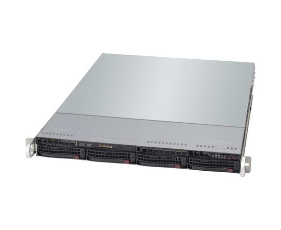 Корпус Supermicro SuperChassis 815TQ-600WB Rack 600Вт Чёрный 1U, CSE-815TQ-600WB, фото 