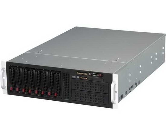 Корпус Supermicro SuperChassis 835TQ-R800B Rack 800Вт Чёрный 3U, CSE-835TQ-R800B, фото 