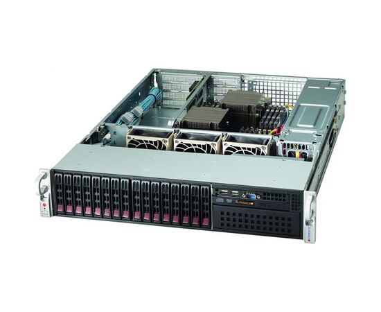 Корпус Supermicro SuperChassis 213A-R740WB Rack 740Вт Чёрный 2U, CSE-213A-R740WB, фото 