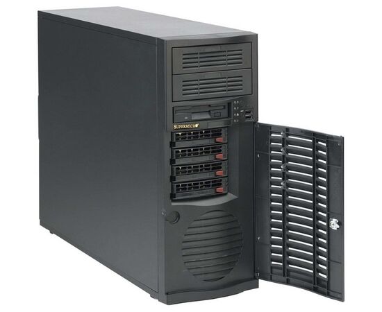 Корпус Supermicro SuperChassis 733T-500B Miditower 500Вт Чёрный, CSE-733T-500B, фото 