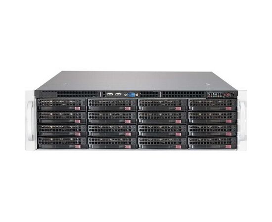Корпус Supermicro SuperChassis 836BE2C-R1K03B Rack 1000Вт Чёрный 3U, CSE-836BE2C-R1K03B, фото 