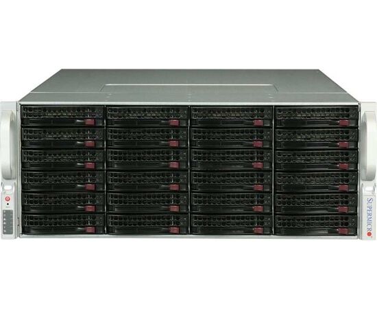 Корпус Supermicro SuperChassis 847E26-RJBOD1 Rack 1400Вт Чёрный 4U, CSE-847E26-RJBOD1, фото 