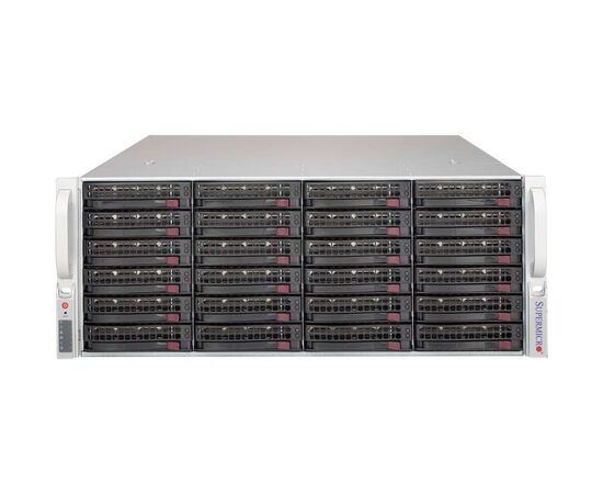 Корпус Supermicro SuperChassis 846BE1C-R1K23B Rack 1200Вт Чёрный 4U, CSE-846BE1C-R1K23B, фото 