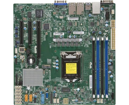 Материнская плата Supermicro X11SSH-F mATX LGA 1151, Bulk, MBD-X11SSH-F-B, фото 