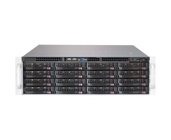 Корпус Supermicro SuperChassis 836BE1C-R1K23B Rack 1200Вт Чёрный 3U, CSE-836BE1C-R1K23B, фото 
