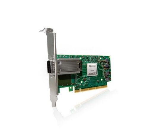 Сетевой адаптер NVIDIA Mellanox MCX623106AS-CDAT, Ethernet, 100 Гбит/с, QSFP56, однопортовый, фото 