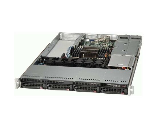 Корпус Supermicro SuperChassis 815TQ-R706WB Rack 750Вт Чёрный 1U, CSE-815TQ-R706WB, фото 