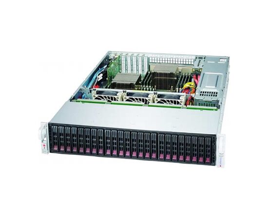 Корпус Supermicro SuperChassis 216BE1C4-R1K23LPB Rack 1200Вт Чёрный 2U, CSE-216BE1C4-R1K23LPB, фото 