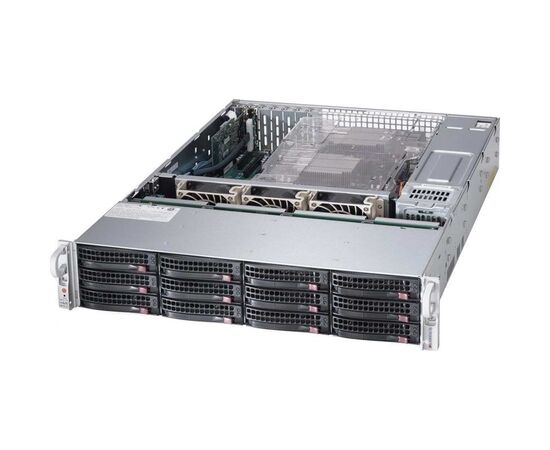 Корпус Supermicro SuperChassis 826BA-R920LPB Rack 920Вт Чёрный 2U, CSE-826BA-R920LPB, фото 