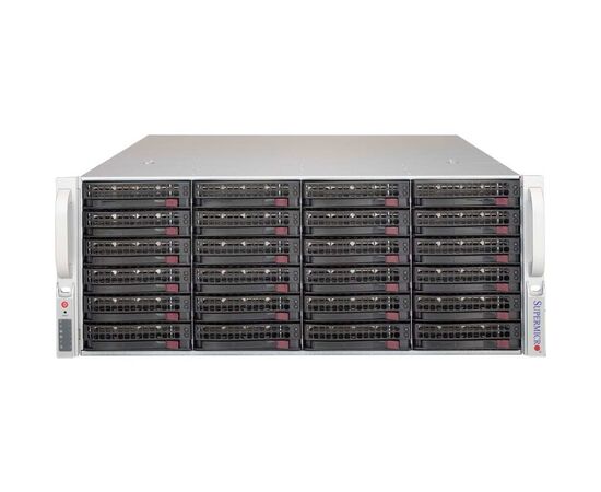 Корпус Supermicro SuperChassis 846BE2C-R1K28B Rack 1280Вт Чёрный 4U, CSE-846BE2C-R1K28B, фото 