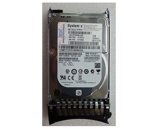 Жесткий диск для сервера IBM 1ТБ SATA 2.5" 7200 об/мин, 6 Gb/s, 81Y3829, фото 