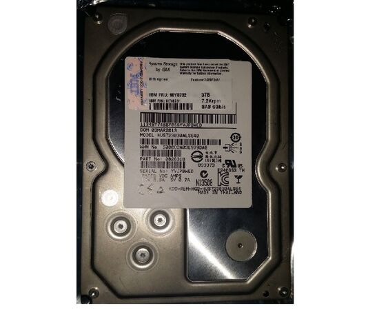 Жесткий диск для сервера IBM 3ТБ SAS 3.5" 7200 об/мин, 6 Gb/s, 90Y8732, фото 