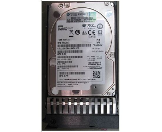 Жесткий диск для сервера Hewlett Packard Enterprise 1.2 ТБ SAS 2.5" 10000об/мин, 12Gb/s, 872483-006, фото 