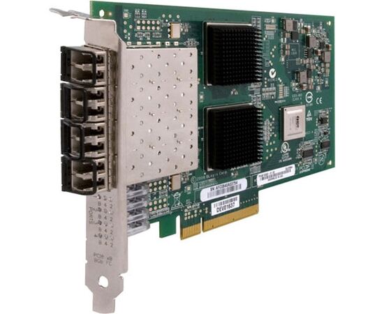 Контроллер DELL QLE2564-DELL Sanblade 8Gb Quad Port PCI-e 2.0 X8 Fibre Channel, фото 