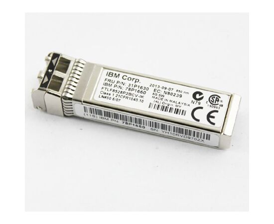 Трансивер (оптический модуль SFP) IBM FTLF8528P2BCV-IK 8gb Sw SFP+, фото 