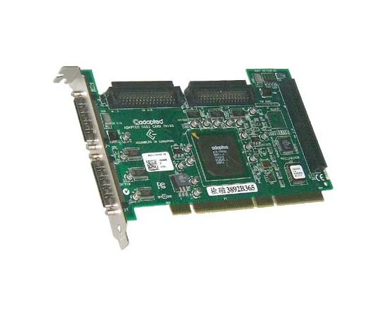 Контроллер ADAPTEC - Dual Channel Pci 64bit Ultra160 SCSI Card (asc-39160). Dell Dual Label, фото 