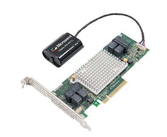 Контроллер ADAPTEC ASR-81605ZQ 81605zq Single 12gb/s PCI-e 3.0 X8 SAS, фото 