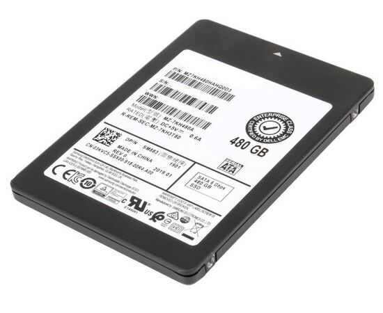 SSD диск для сервера Samsung SM883 480ГБ 2.5" SATA 6Gb/s MLC MZ7KH480HAHQ0D3, фото 