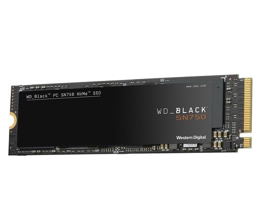 SSD диск WESTERN DIGITAL Wds500g3x0c Wd Black Pc Sn750 NVMe 500GB PCI-e 3.0 X4 8 Gb/s M.2, фото 