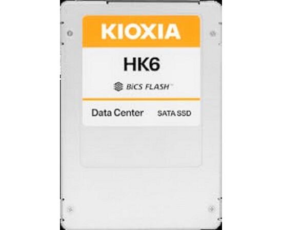 SSD диск для сервера Kioxia HK6-R 3.84ТБ 2.5" SATA 6Gb/s TLC KHK6YRSE3T84, фото 