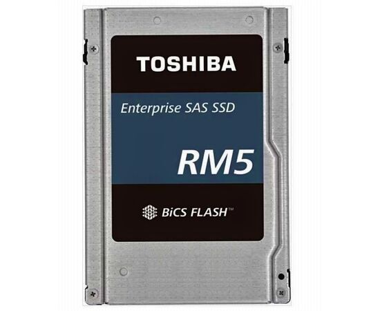 SSD диск для сервера Toshiba RM5 7.68ТБ 2.5" SAS 12Gb/s TLC KRM5XRUG7T68, фото 