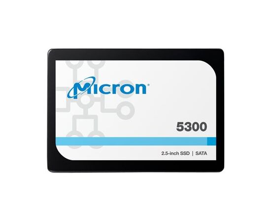SSD диск для сервера Micron 5300 MAX 3.84ТБ 2.5" SATA 6Gb/s TLC MTFDDAK3T8TDT-1AW1ZA, фото 